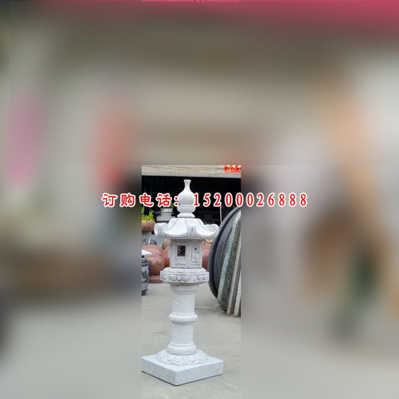 石雕灯 大理石照明石灯 (7)