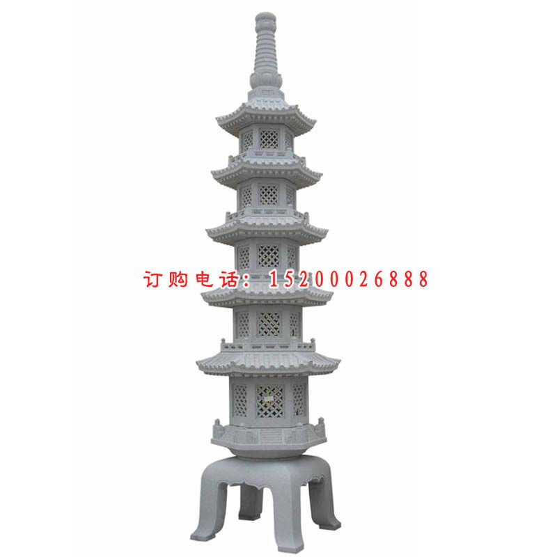 石塔造型石灯，仿古石灯