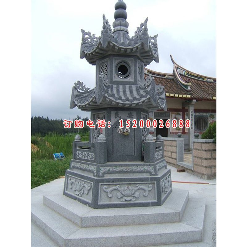 石塔，石灯，青石石灯