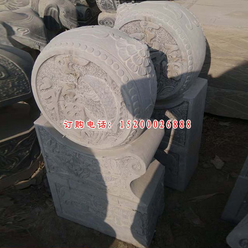 大理石门墩   石雕庭院门口摆件