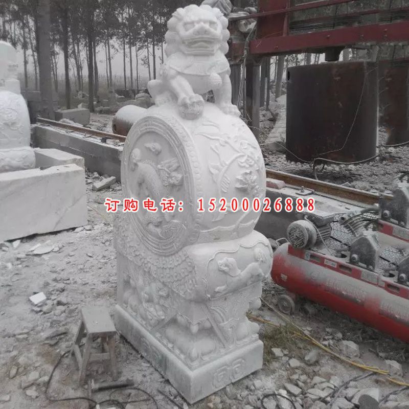 石雕抱鼓，门墩，门枕石 (1)
