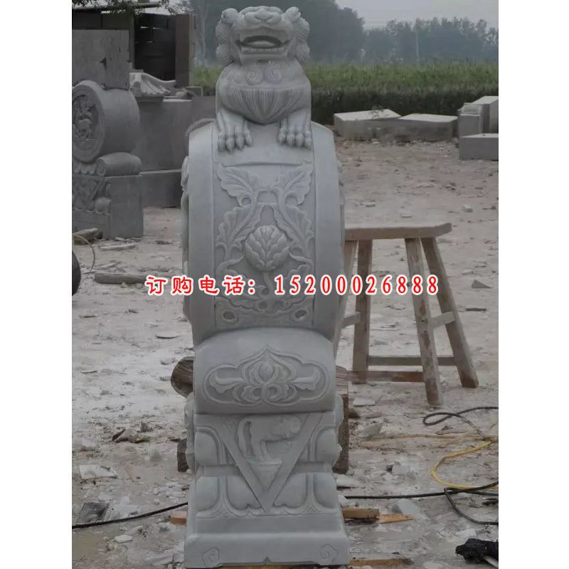 石门墩，石抱鼓，狮子门墩 (4)
