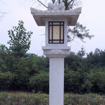 大理石宫灯   石雕公园景观雕塑 