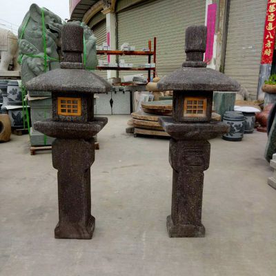 大理石古代宫灯 公园石灯