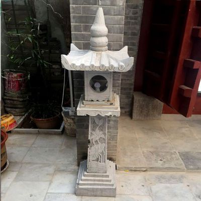 仿古灯石雕，公园石灯 