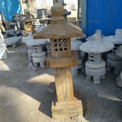 仿古宫灯石雕公园照明石灯笼