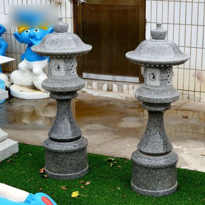 仿古日式石灯，园林景观石雕
