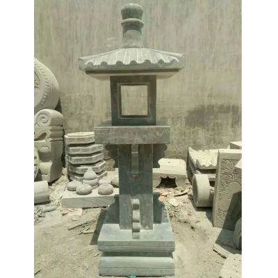 仿古石灯，大理石灯雕塑