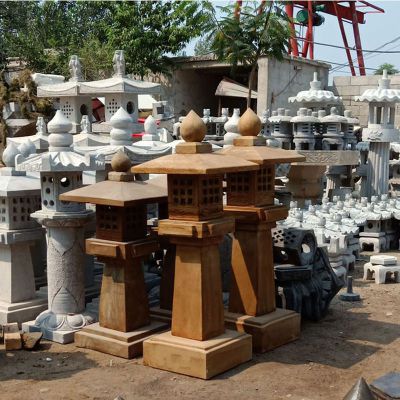 公园仿古石灯 石雕宫灯 