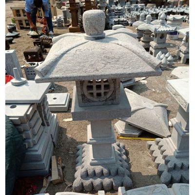 公园仿古石灯 石雕宫灯 