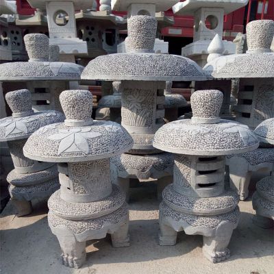 公园仿古石灯 石雕宫灯 