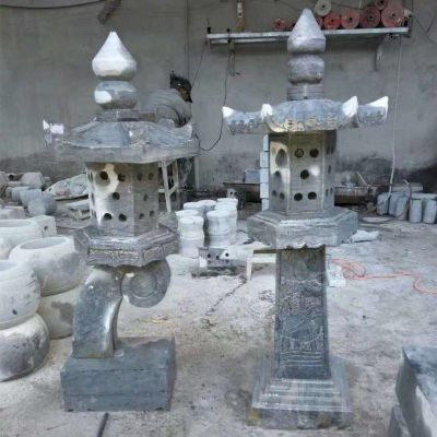 公园石雕宫灯 大理石灯 