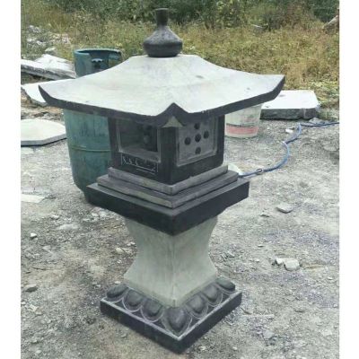 公园石雕宫灯 大理石灯