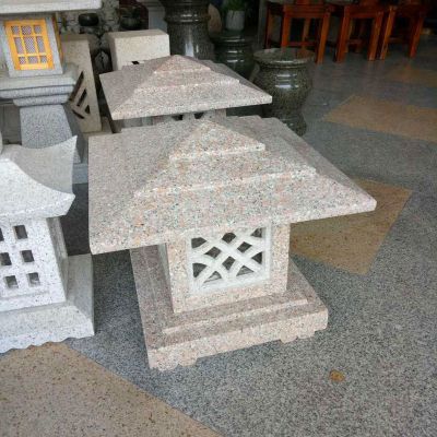 古代宫灯石雕 大理石庭院石灯