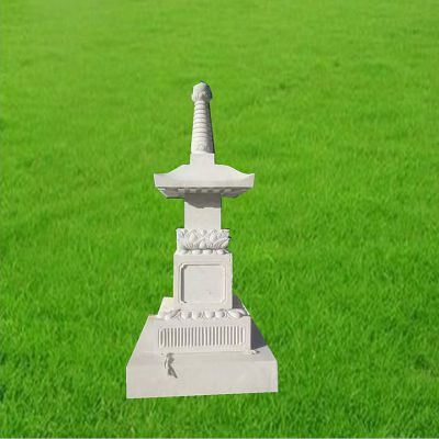 汉白玉宫灯 石雕庭院景观雕塑