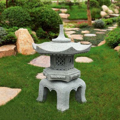 花园景观摆件，镂空石灯