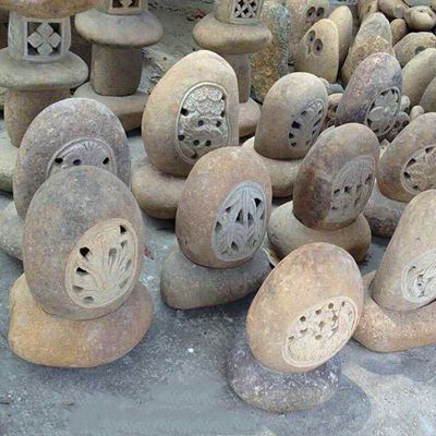 镂空植物浮雕灯 公园石灯