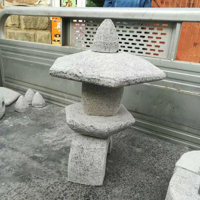 青石宫灯  石雕庭院景观摆件