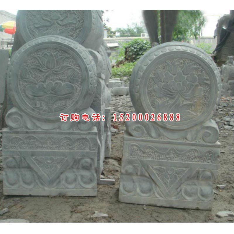 仿古石门墩，门鼓古代雕塑