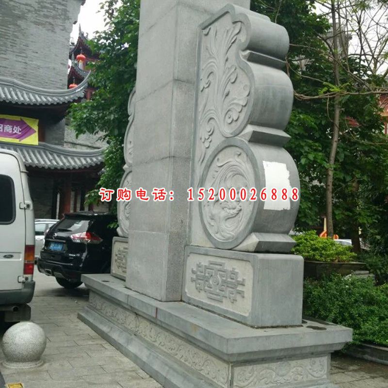 仿古石雕门墩，抱鼓石，门鼓 (1)