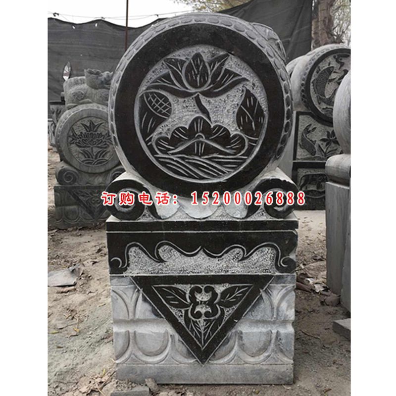 仿古石门墩，古代门墩雕塑 (2)