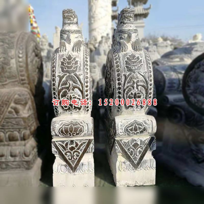 金蟾抱鼓石雕塑，庭院景观摆件