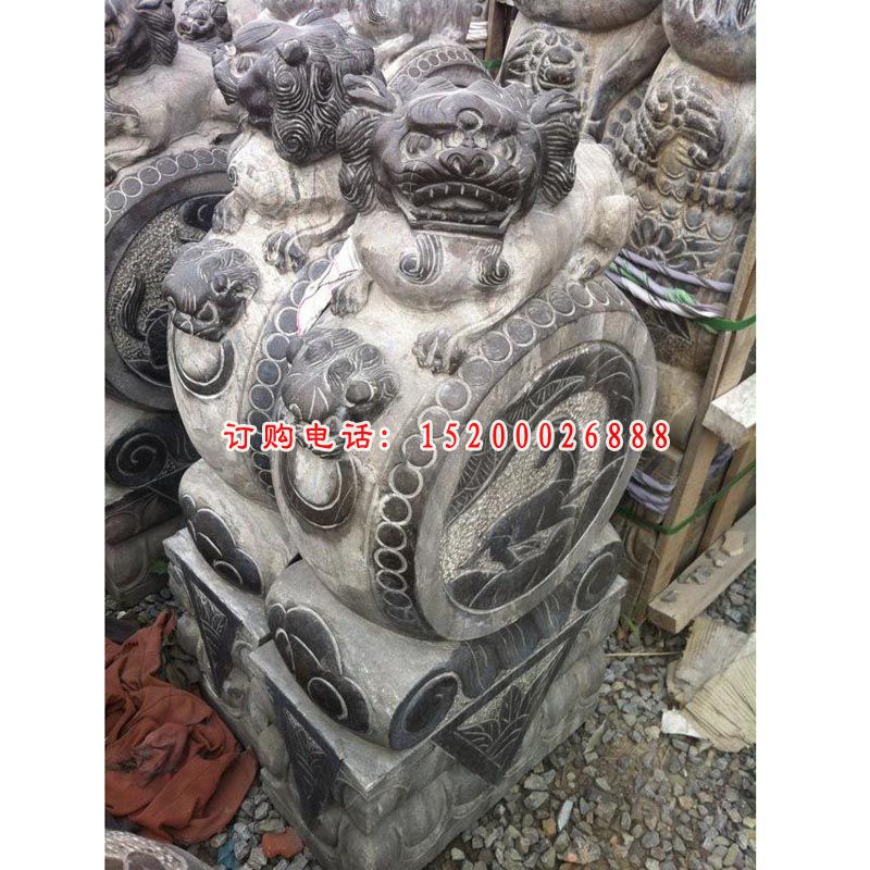 石门墩，仿古门墩，狮子门墩 (2)