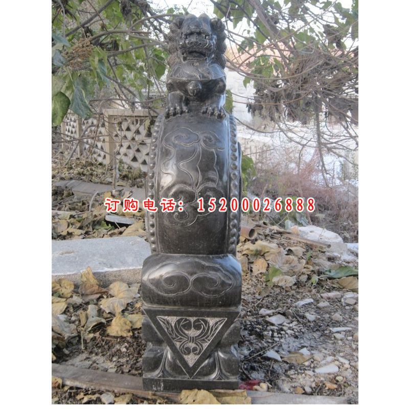 青石门墩，抱鼓石 (1)