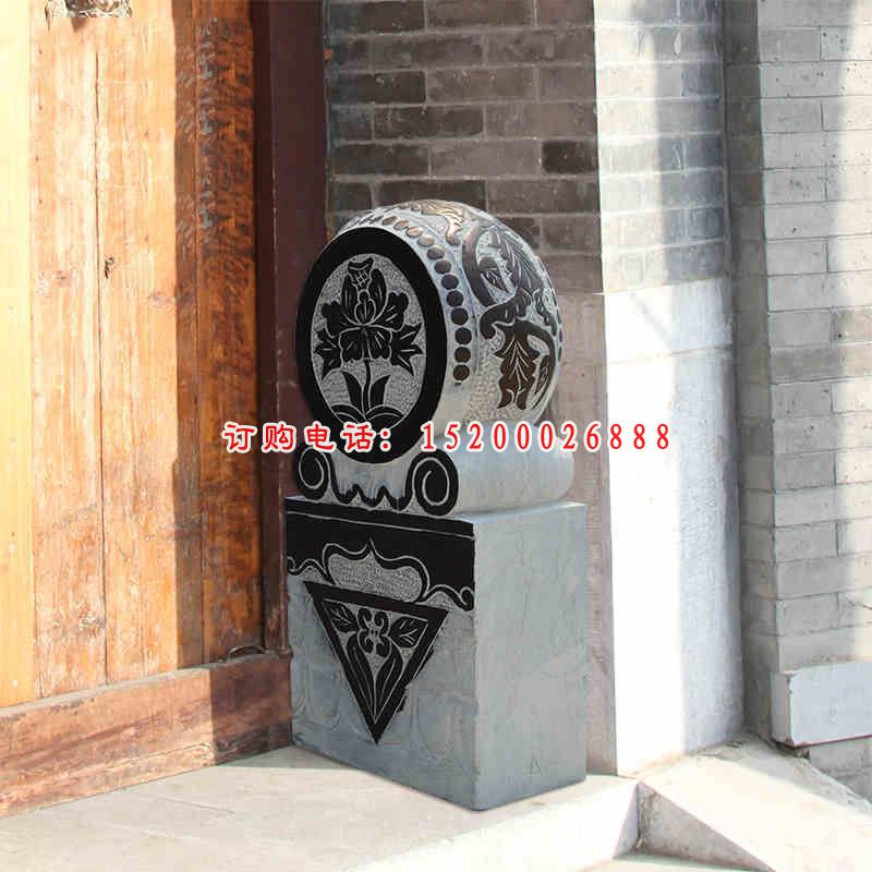 门墩石雕，仿石石雕门墩