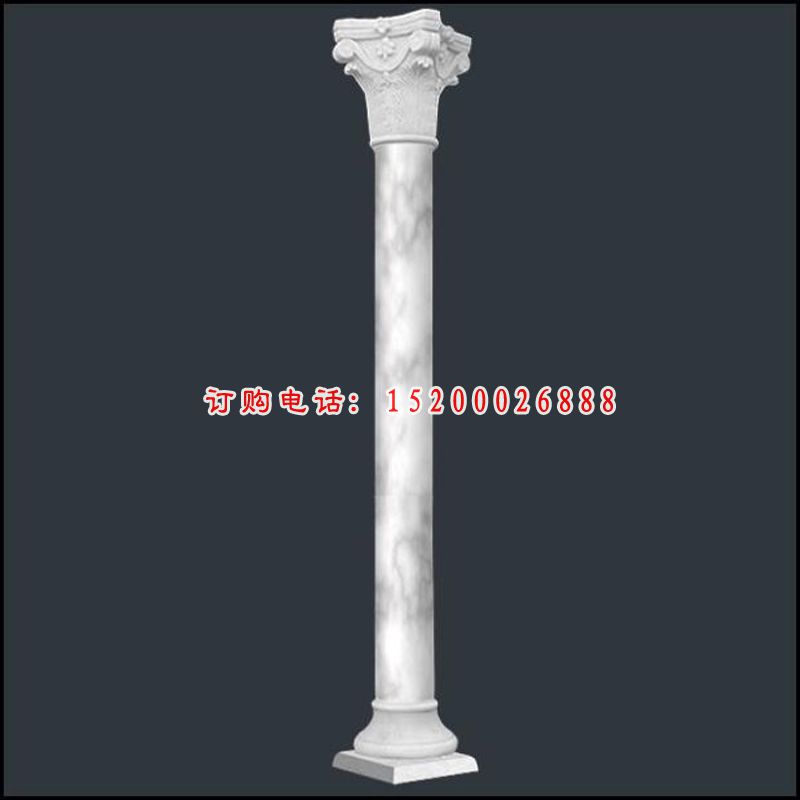 罗马柱石雕，大理石罗马柱 (5)