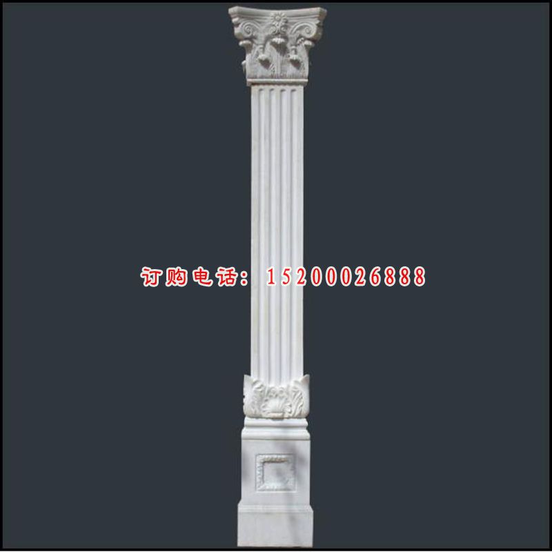 罗马柱石雕，大理石罗马柱 (6)