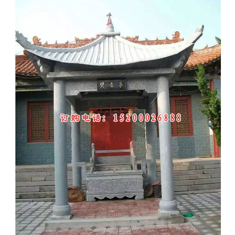 石凉亭，大理石凉亭雕塑 (3)