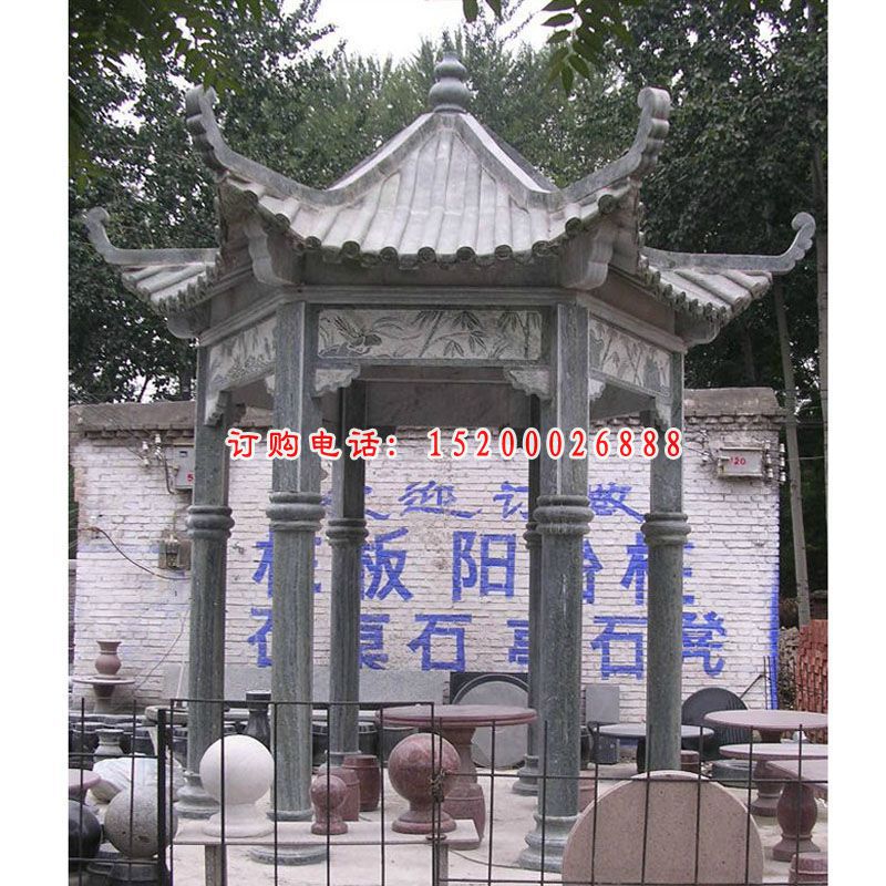 石凉亭，青石石凉亭