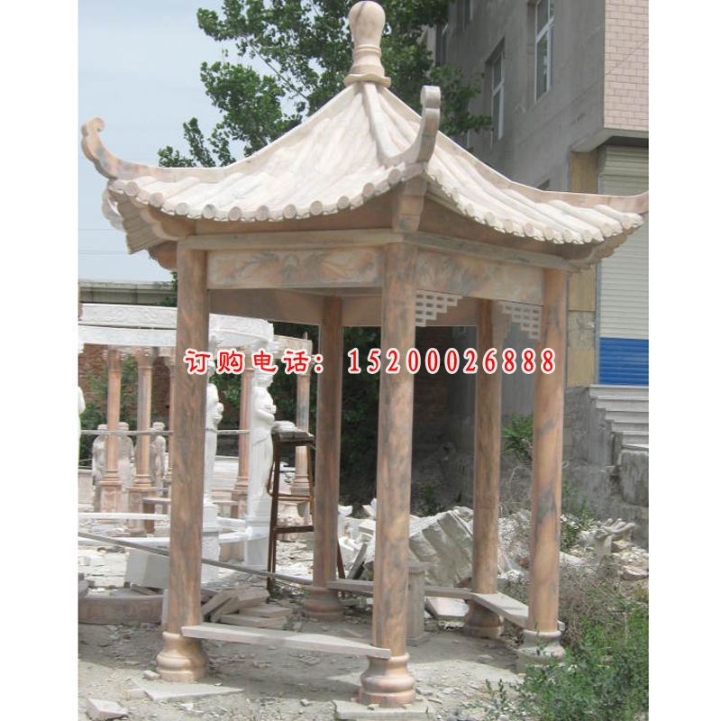 晚霞红凉亭(4)