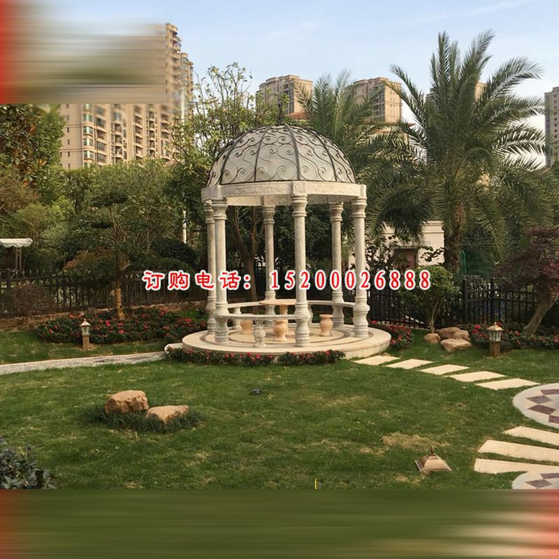 小区石雕凉亭，欧式凉亭 (2)