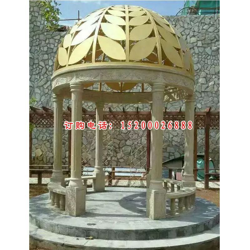 欧式凉亭，小区石凉亭