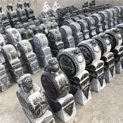 仿古抱鼓石，招财石门墩 