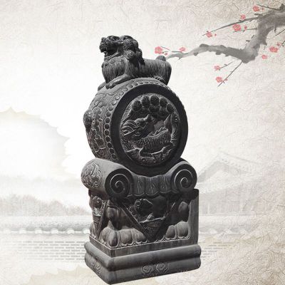 抱鼓石狮子庭院景观雕塑