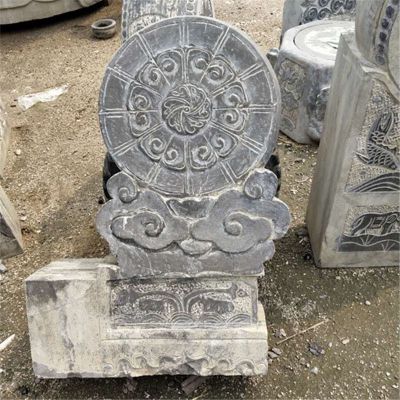 仿古大象抱鼓   石雕庭院景观雕塑