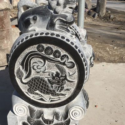 仿古吉祥如意抱鼓  石雕门口雕塑 