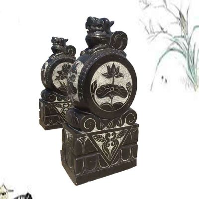 仿古吉祥如意抱鼓  石雕门口雕塑