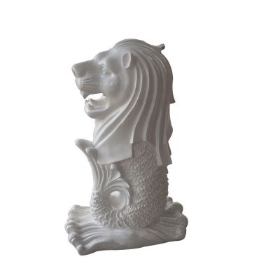 大理鱼尾狮 石雕公园动物雕塑