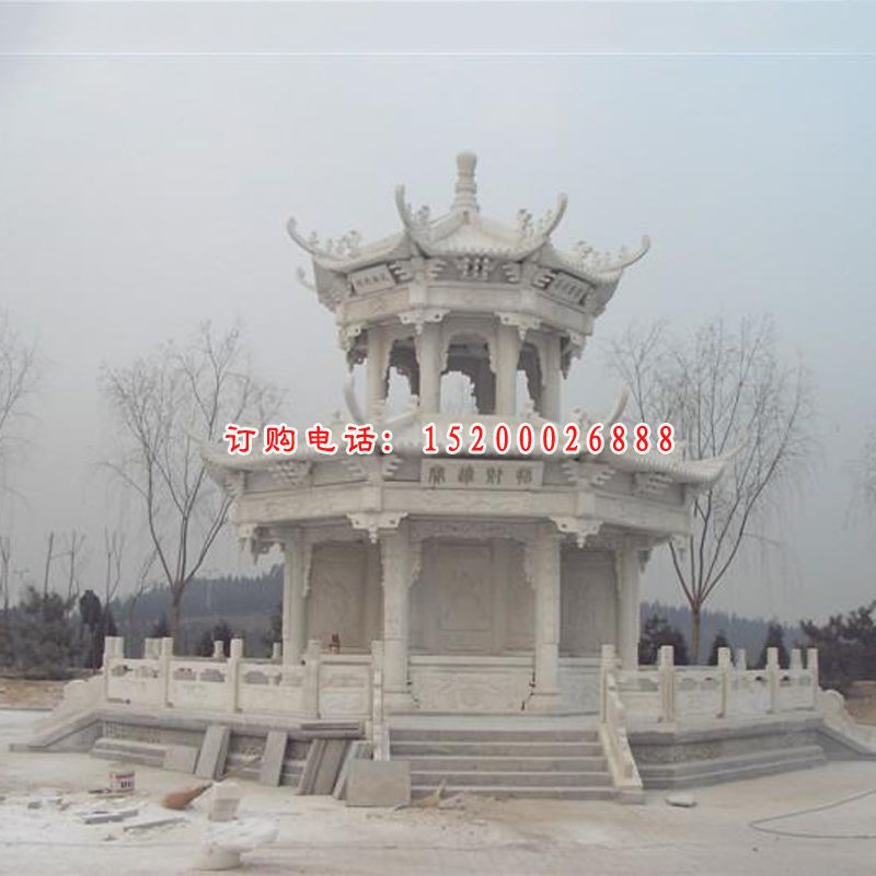 石材亭子大型亭子雕塑