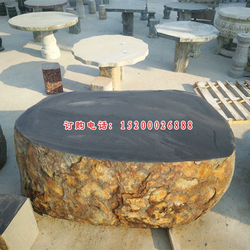大理石桌凳   石雕公园景观雕塑