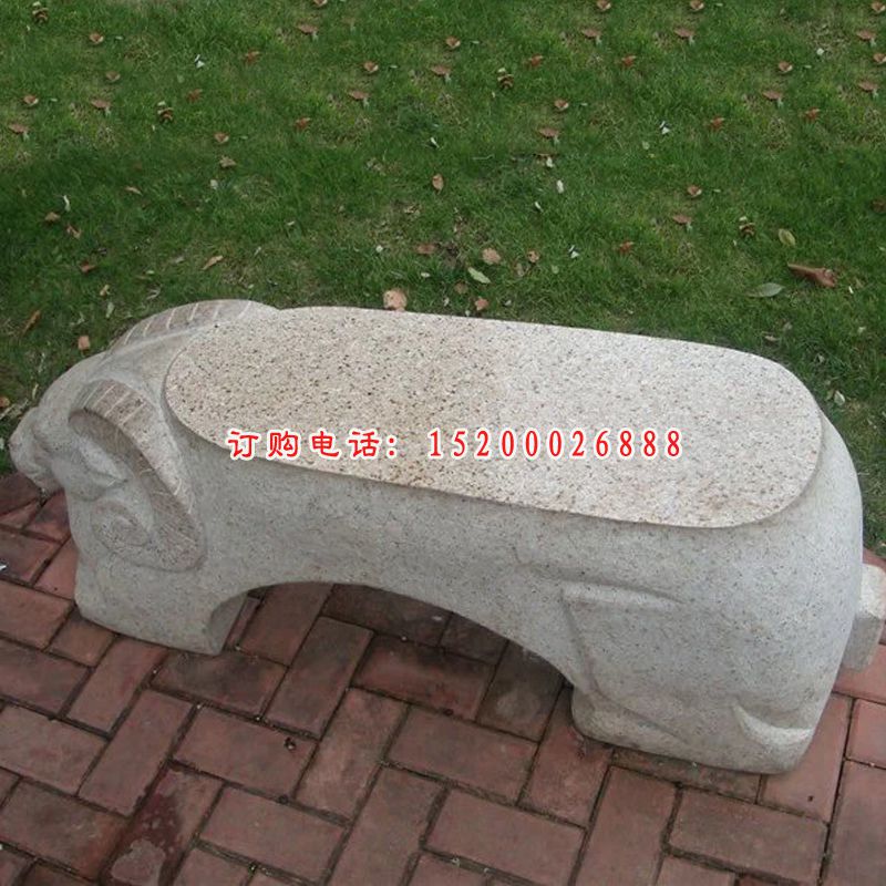石凳，公园石凳，动物石凳 (5)