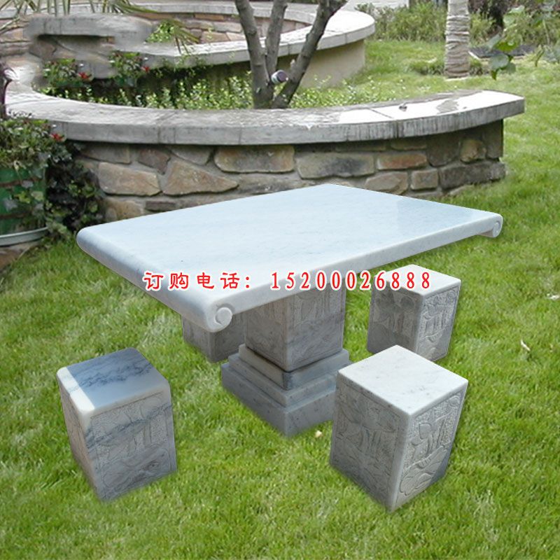 方桌方凳，公园石桌凳
