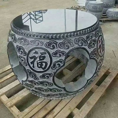 大理石空心石凳   石雕小区景观
