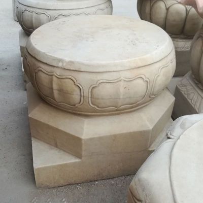 大理石石凳雕塑   石雕庭院景观摆件