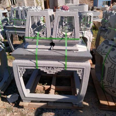 公园方形桌凳石雕，大理石桌凳