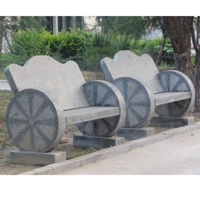 公园石凳子，大理石凳子雕塑